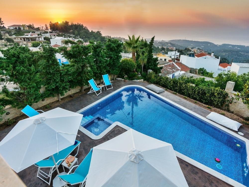 Roussospítion Palladio Luxury Villa With Amazing View מראה חיצוני תמונה