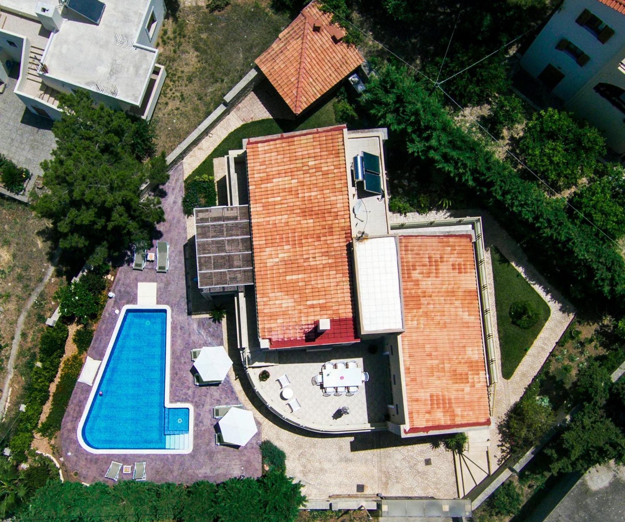 Roussospítion Palladio Luxury Villa With Amazing View מראה חיצוני תמונה